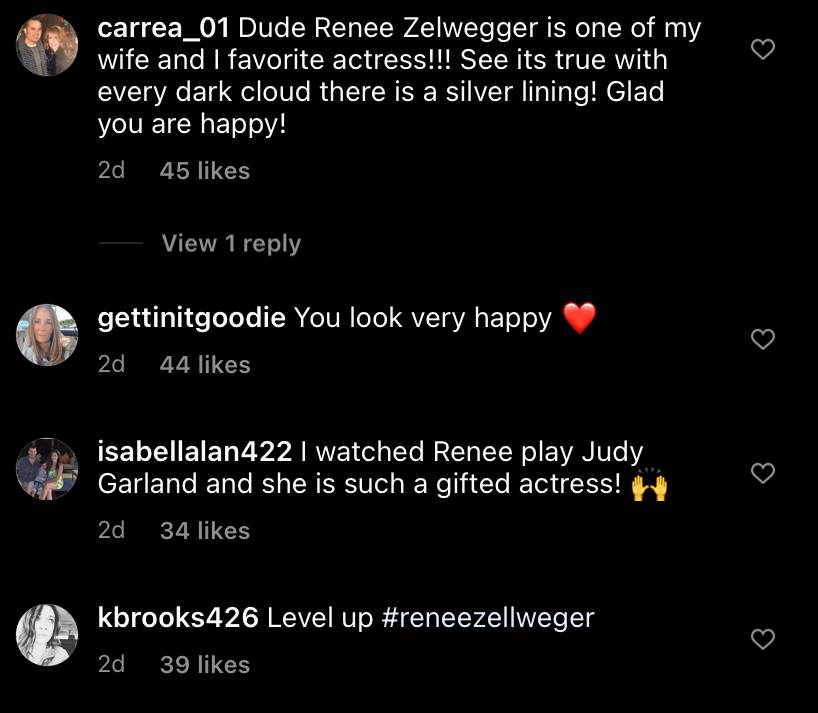 Fãs Reagem a Renée Zellweger e Ant Anstead Going Instagram Oficial