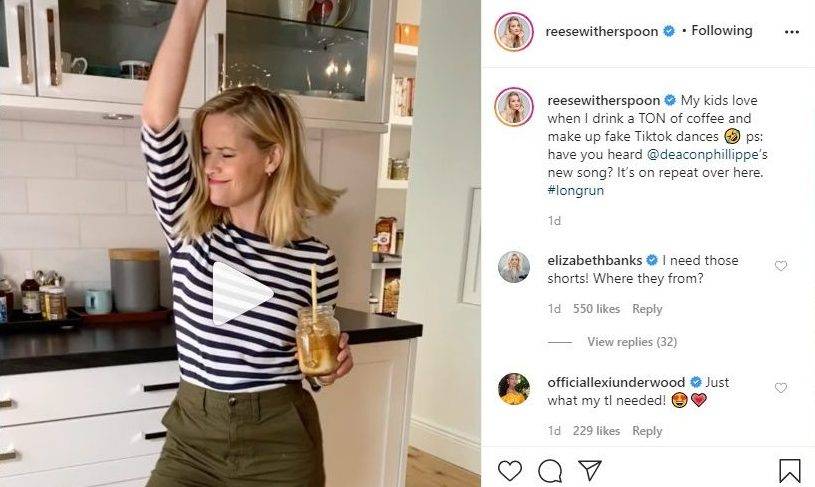 Os 10 momentos parentais mais confiáveis ​​de Reese Witherspoon nas redes sociais