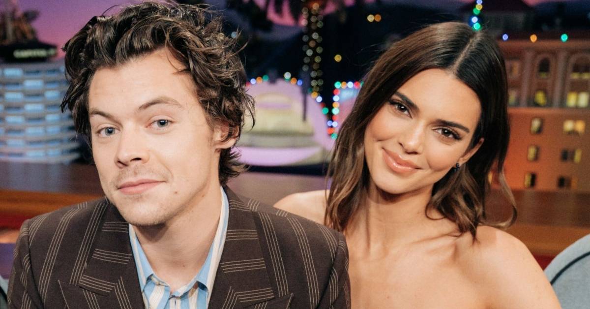 Harry Styles e Kendall Jenner no The Late Late Show James Corden