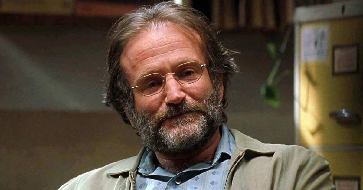 Robin Williams como Dr. Sean Maguire no filme Good Will Hunting de 1997
