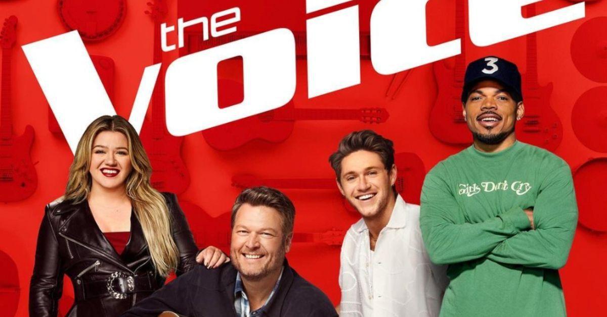 Kelly Clarkson, Blake Shelton, Niall Horan e Chance The Rapper no The Voice