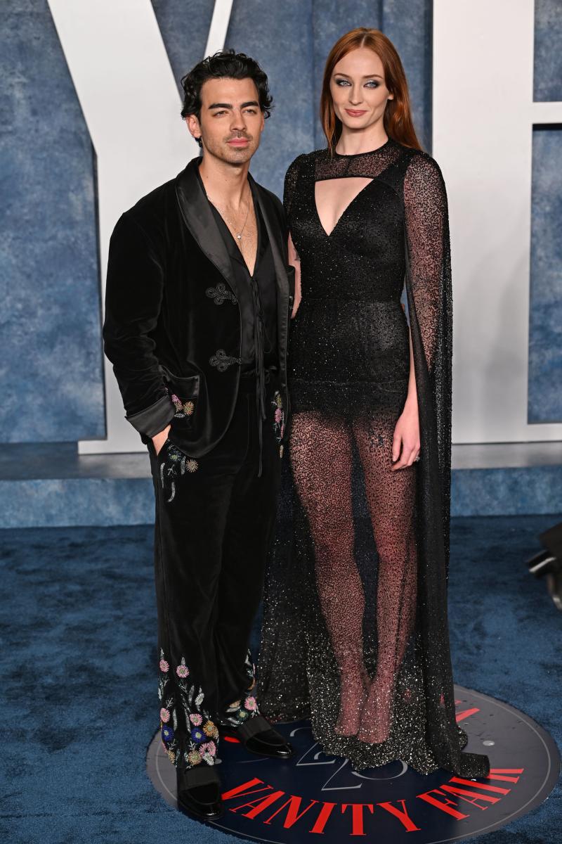 Sophie Turner e Joe Jonas na festa do Oscar da Vanity Fair