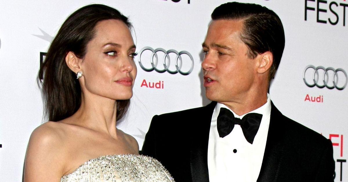 Brad Pitt e Angelina Jolie em evento da AUDI