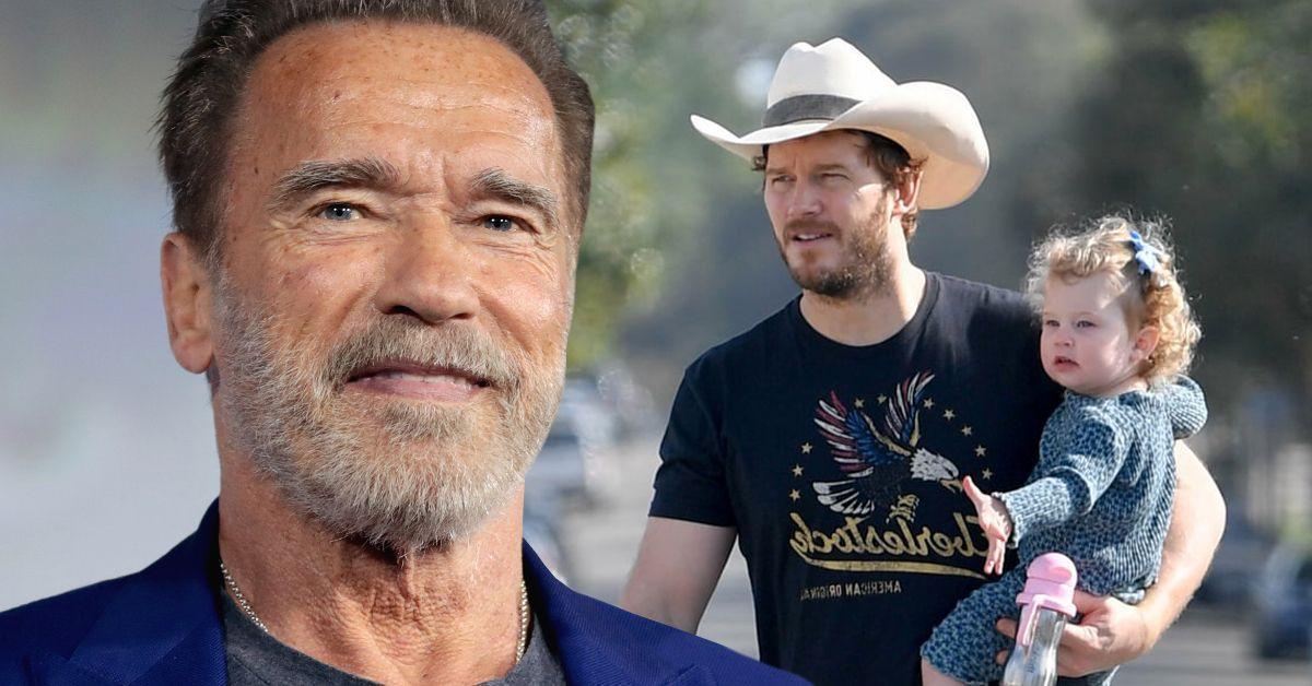 Arnold Schwarzenegger mima neta Lyla Maria 👴👧