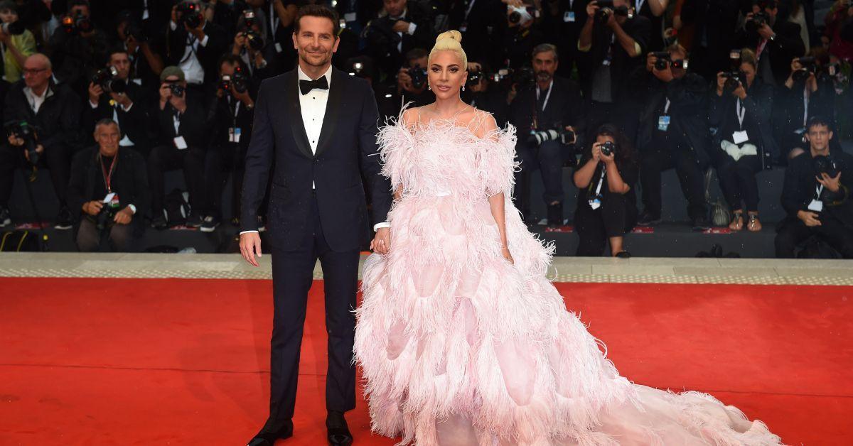 Lady Gaga e Bradley Cooper na estreia do filme A Star Is Born no Festival de Cinema de Veneza