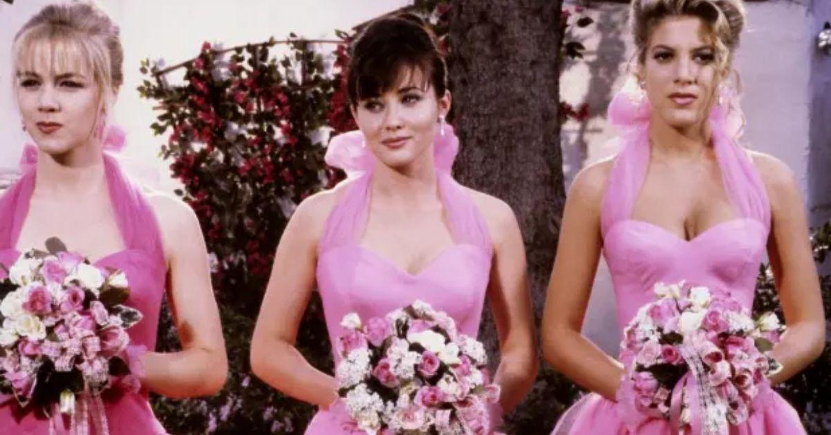 Jennie Garth, Shannen Doherty e Tori Spelling em Beverly Hills 90210