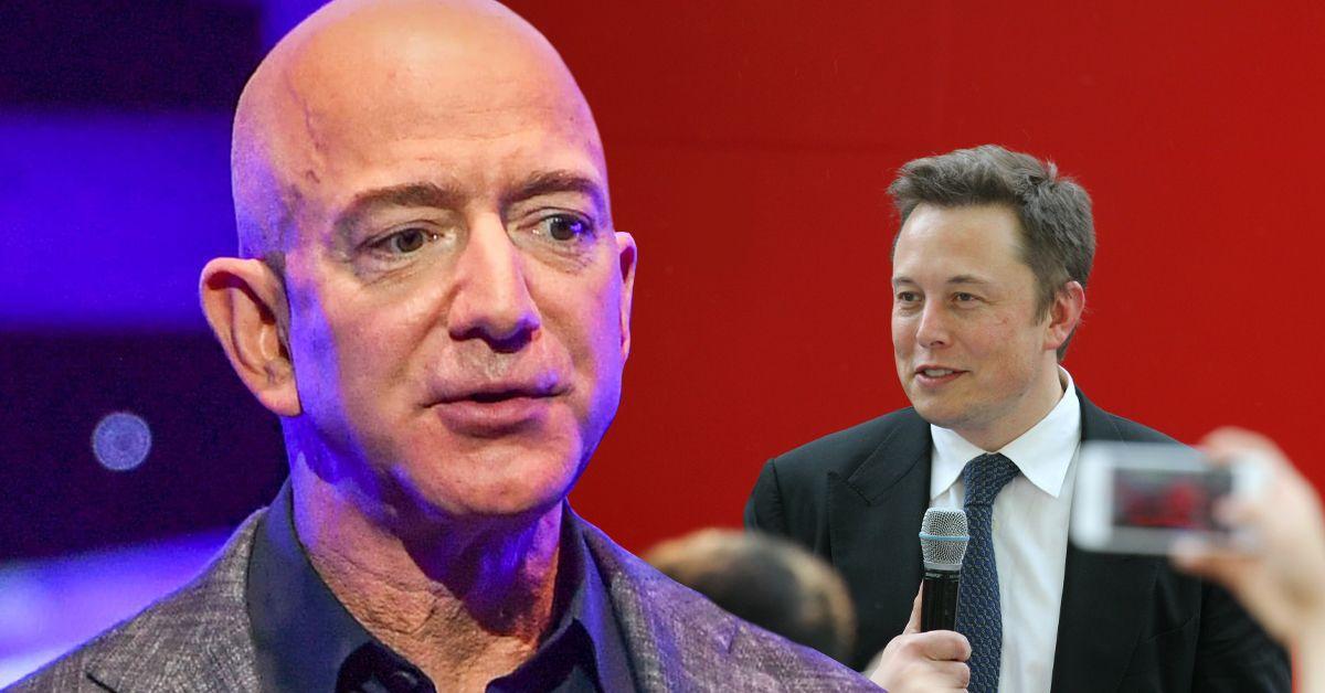 Elon Musk e Jeff Bezos são dois dos homens mais ricos do mundo, mas exibem seus patrimônios líquidos de maneira muito diferente