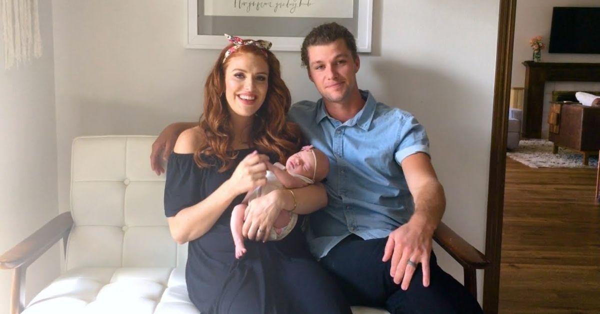 Audrey e Jeremy Roloff com seu bebê