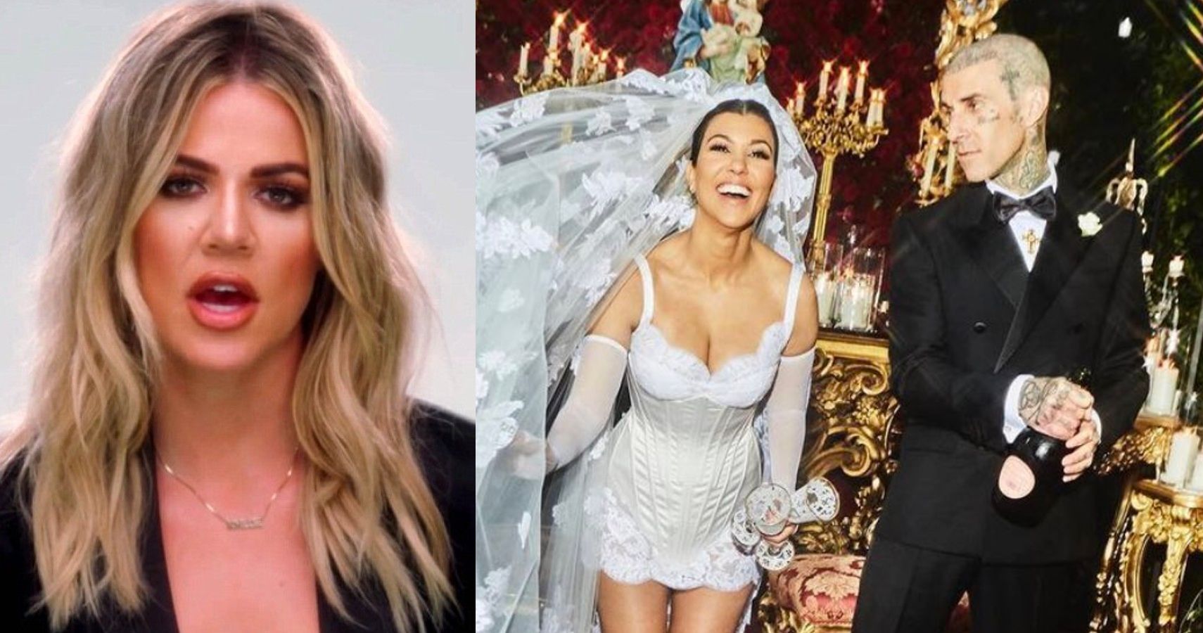 Khloe Kardashian está com ciúmes do casamento de Kourtney?