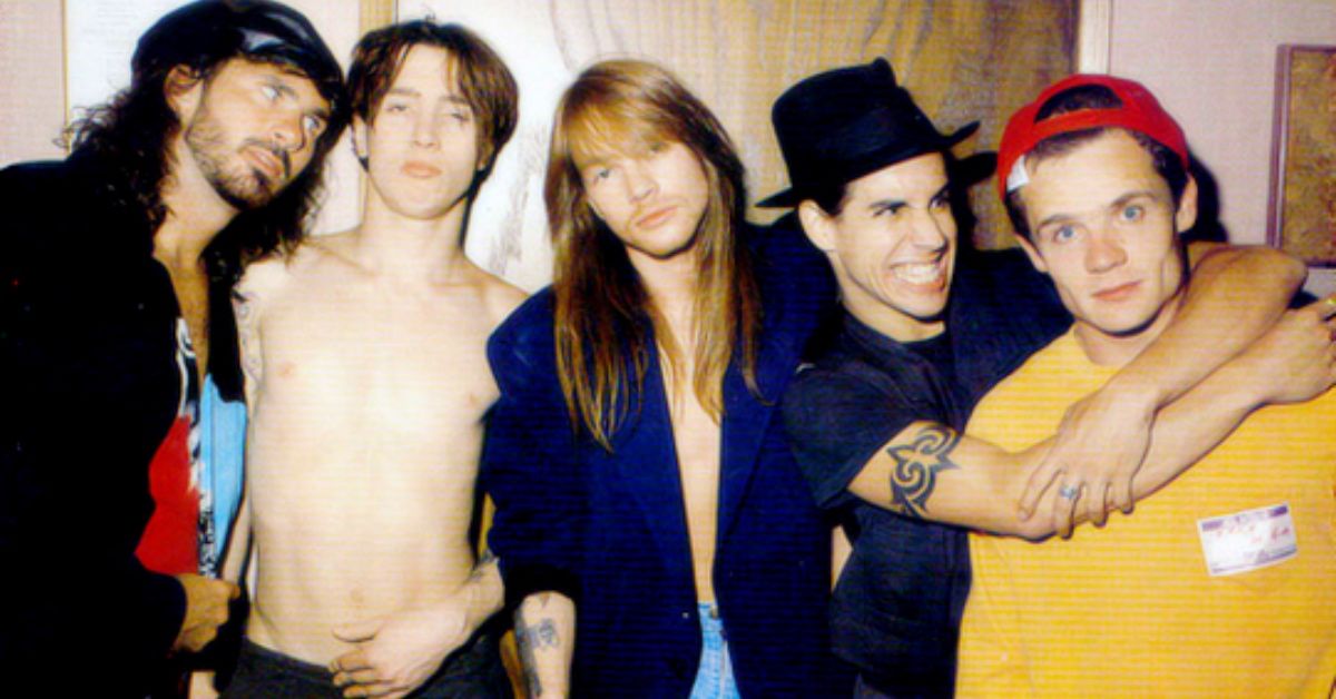 A conexão única entre Red Hot Chili Peppers e Guns N ‘Roses