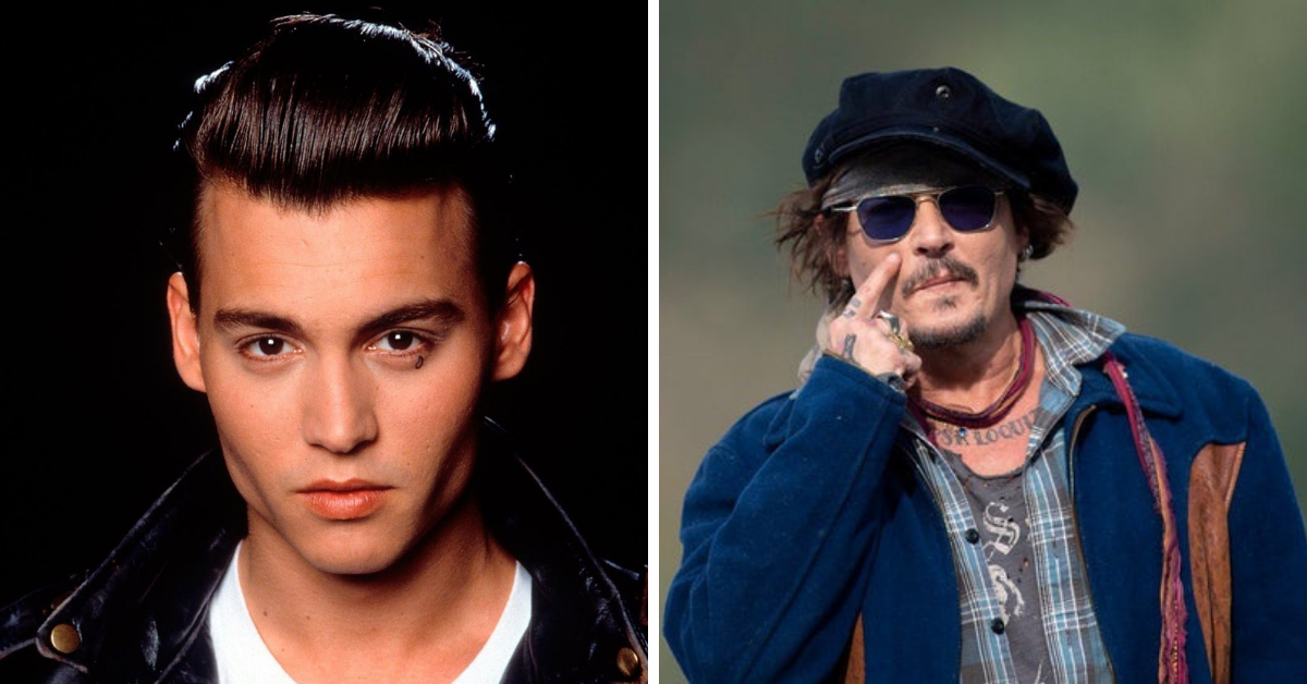 Os fãs notaram que o rosto de Johnny Depp mudou ao longo dos anos