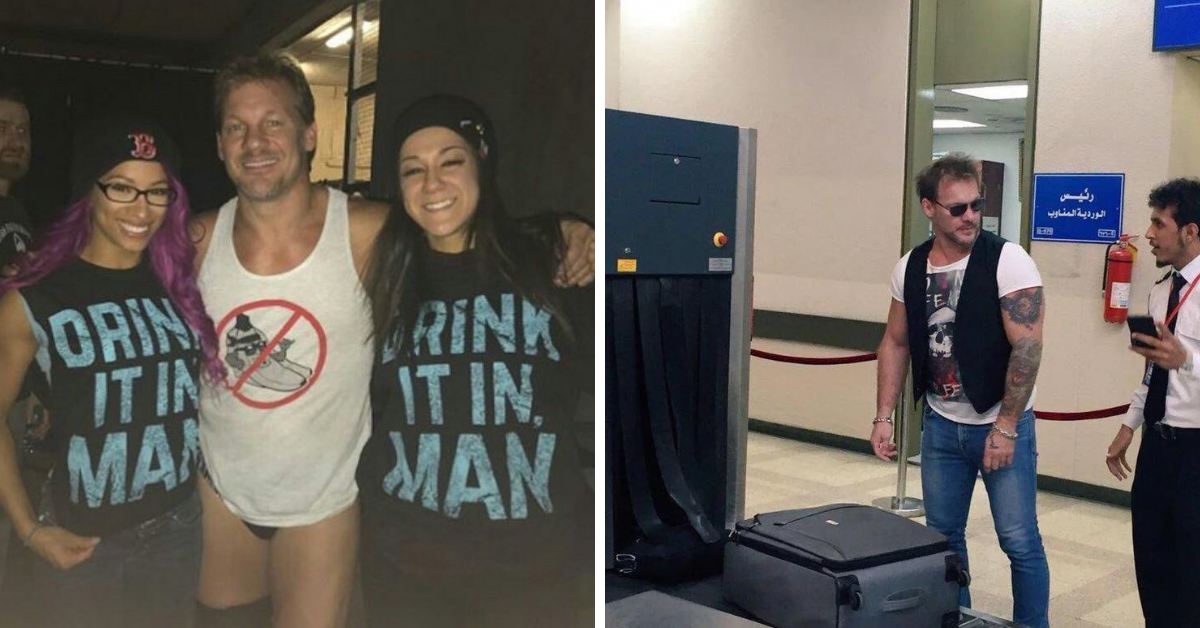 8 fotos espontâneas que Chris Jericho não queria tirar (e 7 que ele não se importava)