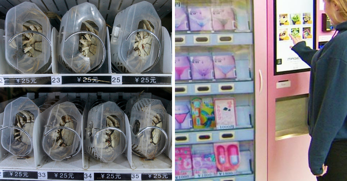 20 coisas mais estranhas que você pode encontrar em máquinas de venda automática