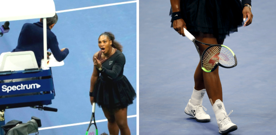 A raquete de tênis esmagada de Serena Williams é vendida por uma quantia colossal