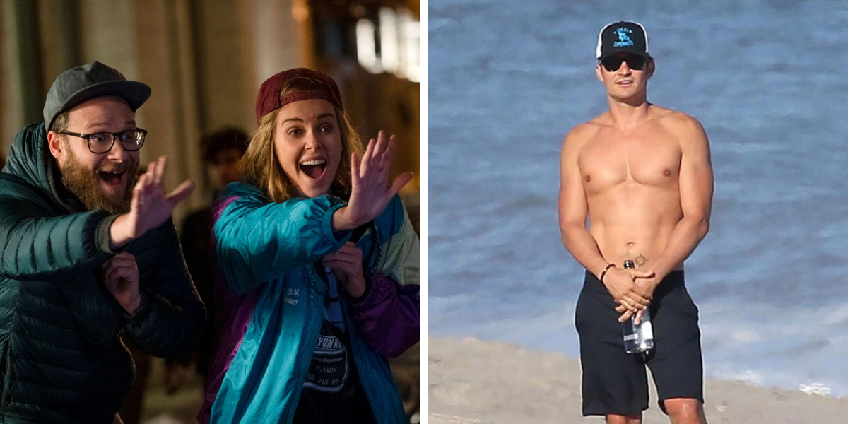 Charlize Theron e Seth Rogen estavam obcecados pelas fotos privadas de Orlando Bloom