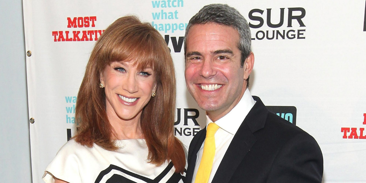 O que causou a rivalidade entre Kathy Griffin e Andy Cohen?