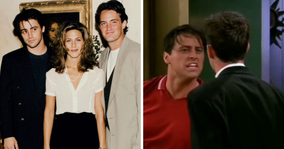 O pai de Matt LeBlanc disse uma vez que Joey queria lutar contra Chandler nos bastidores de Friends