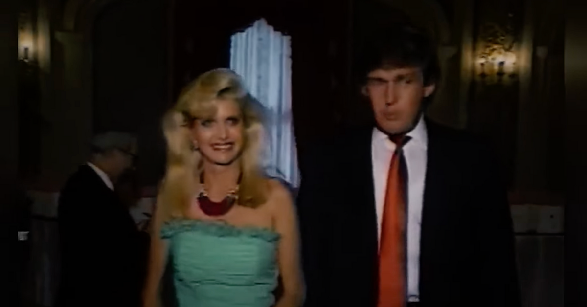 Ivana Trump e Donald Trump namorando