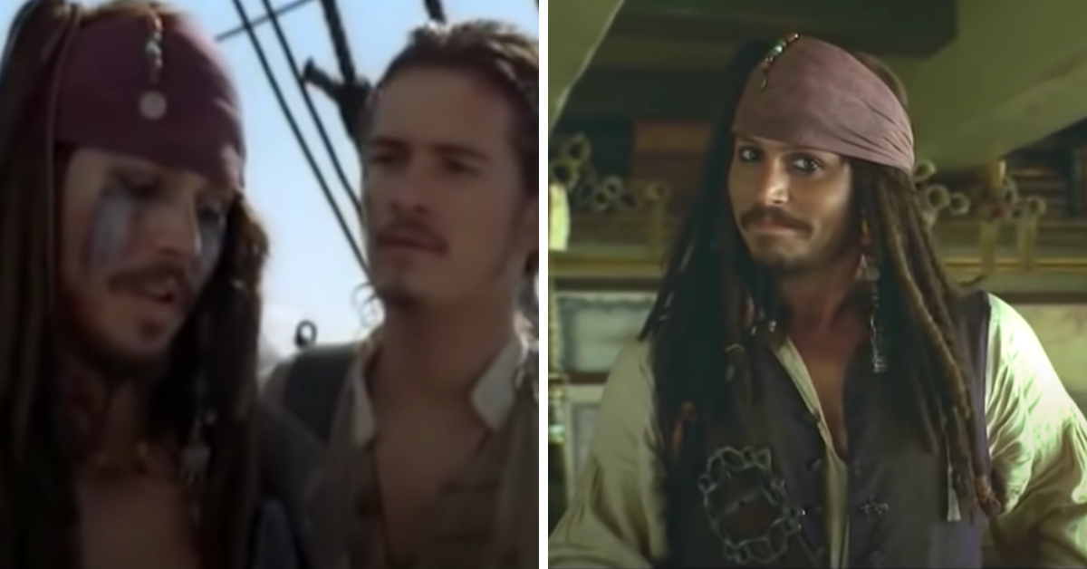 Johnny Depp não conseguia parar de rir durante esta hilária saída de ‘Piratas do Caribe’