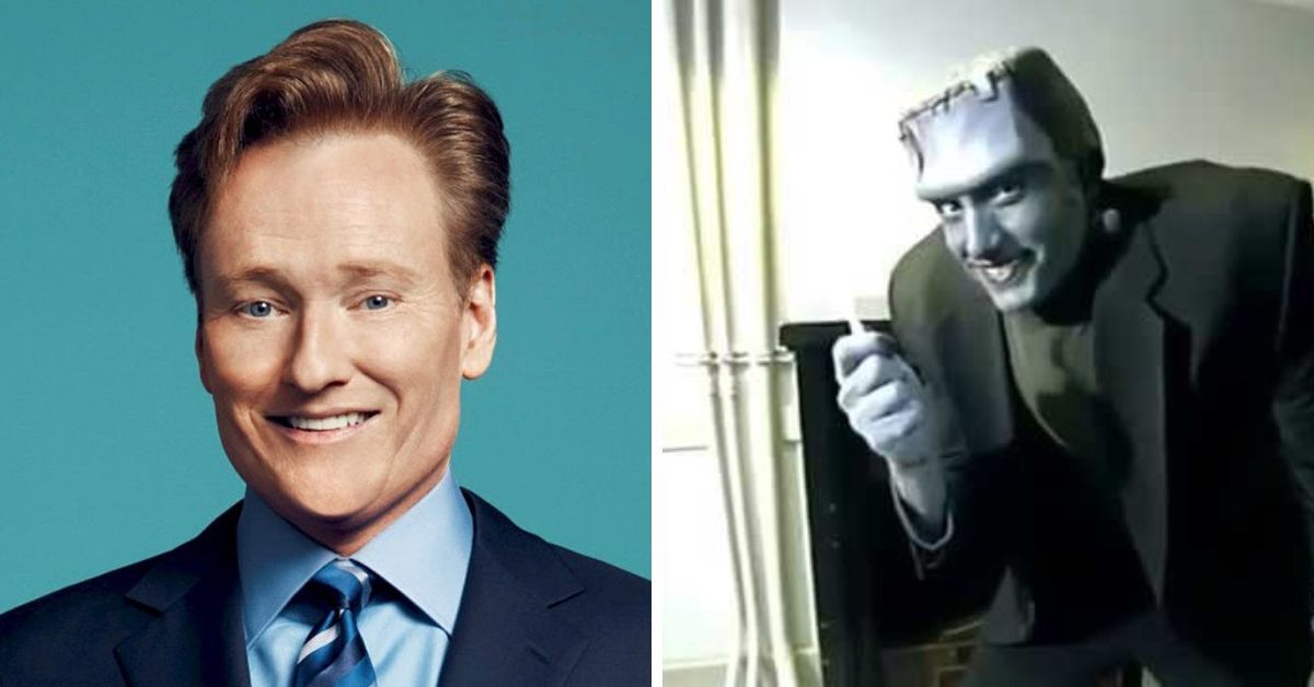 A origem do esboço de Frankenstein de Conan O Brien é tão engraçado quanto insultante