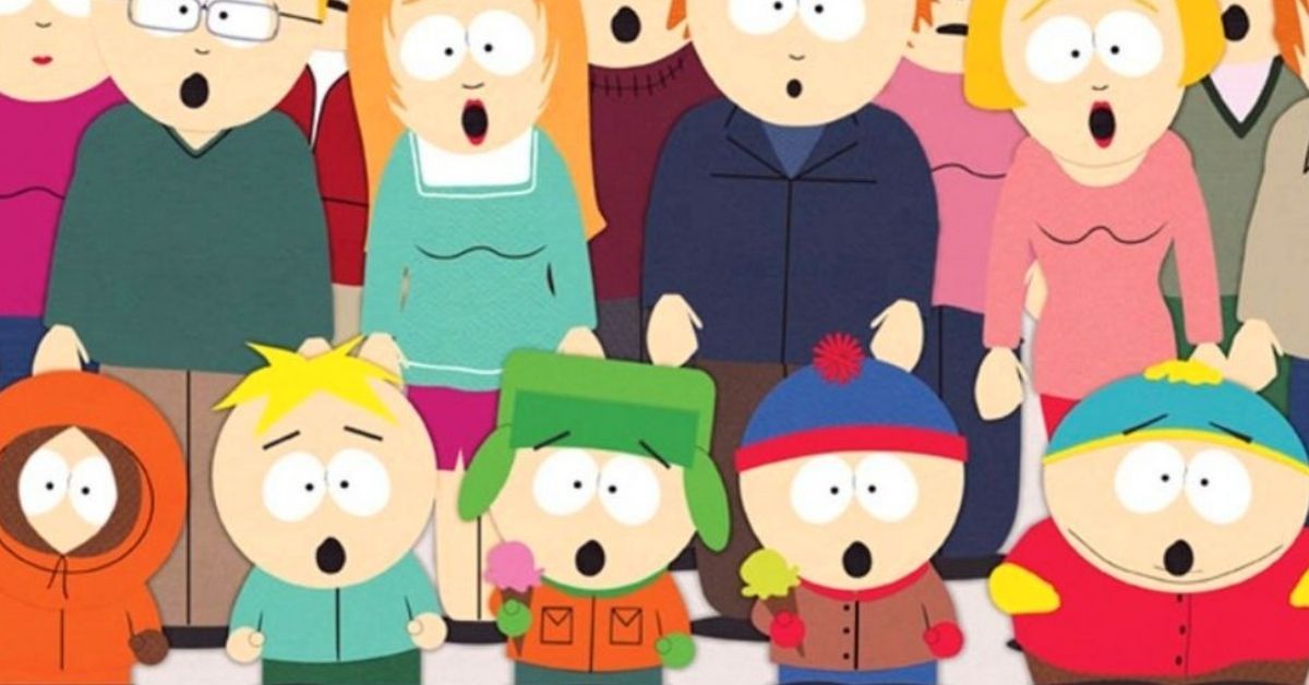 O elenco chocado de South Park