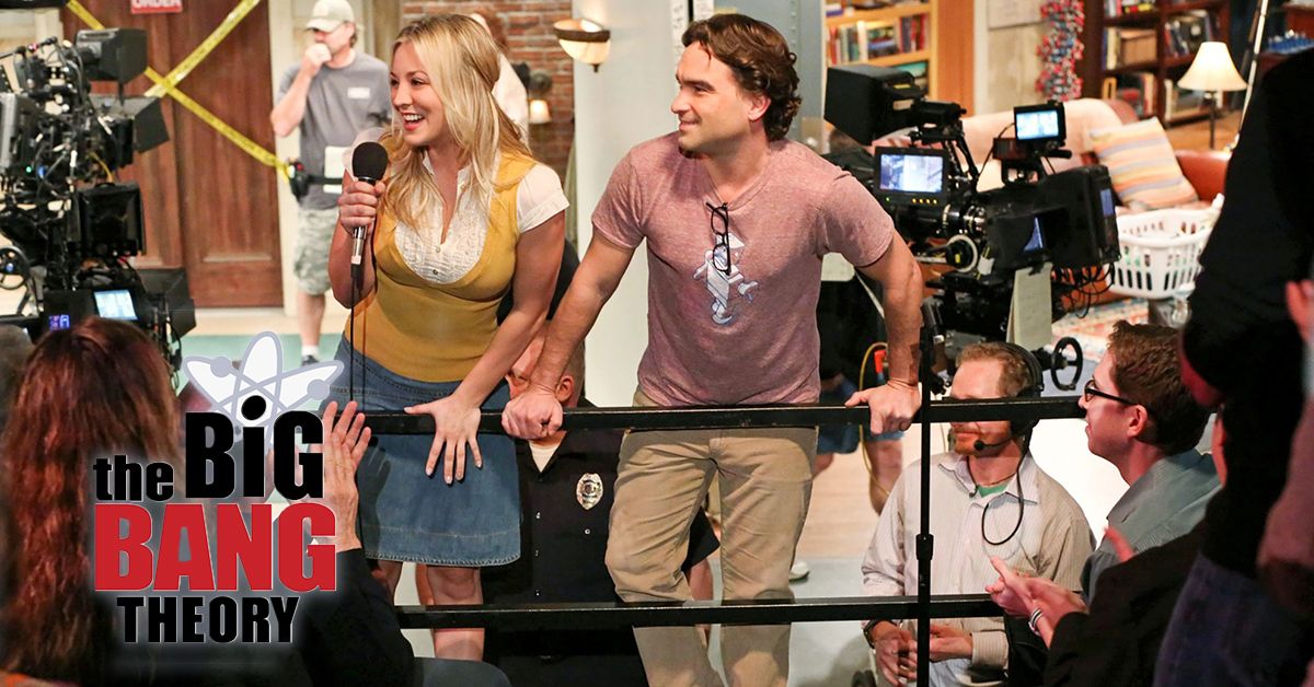 A cena de última hora Kaley Cuoco continuou flutuando durante a The Big Bang Theory