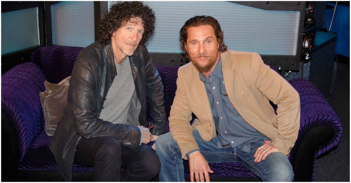 Por que Howard Stern acha que Matthew McConaughey precisa desesperadamente de terapia