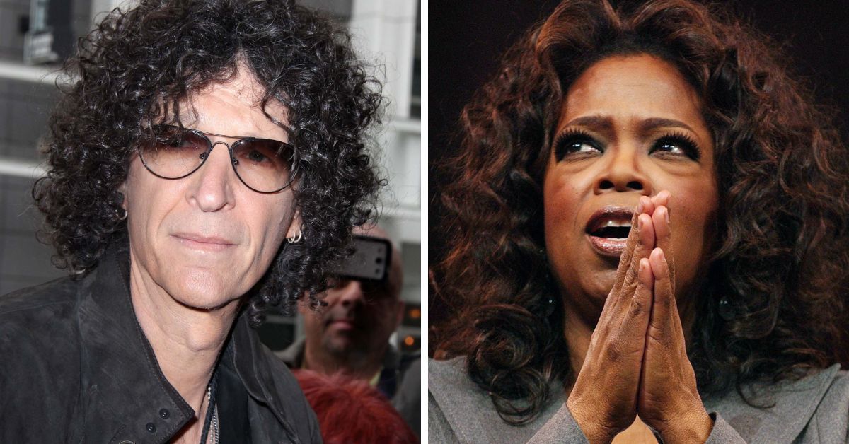 Howard Stern e Oprah Winfrey mostram sua riqueza de maneiras muito positivas