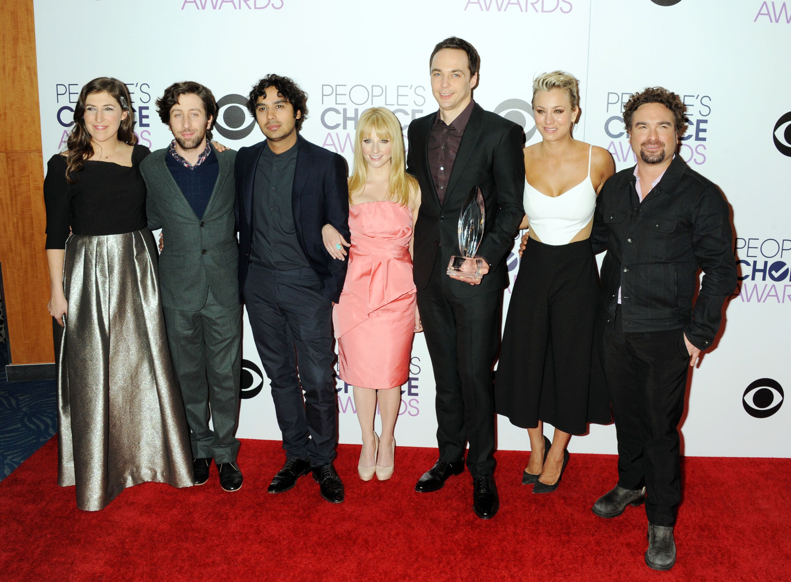 Elenco de The Big Bang Theory no People's Choice Awards 2015