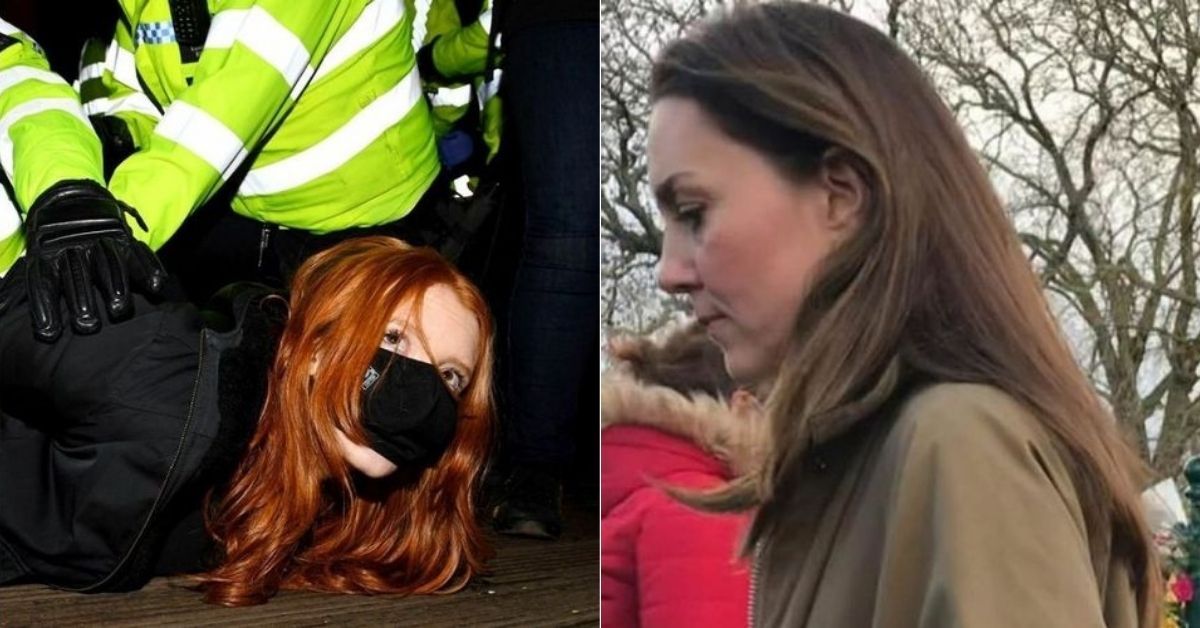 Raiva enquanto Kate Middleton respeita um londrino assassinado enquanto outros são presos