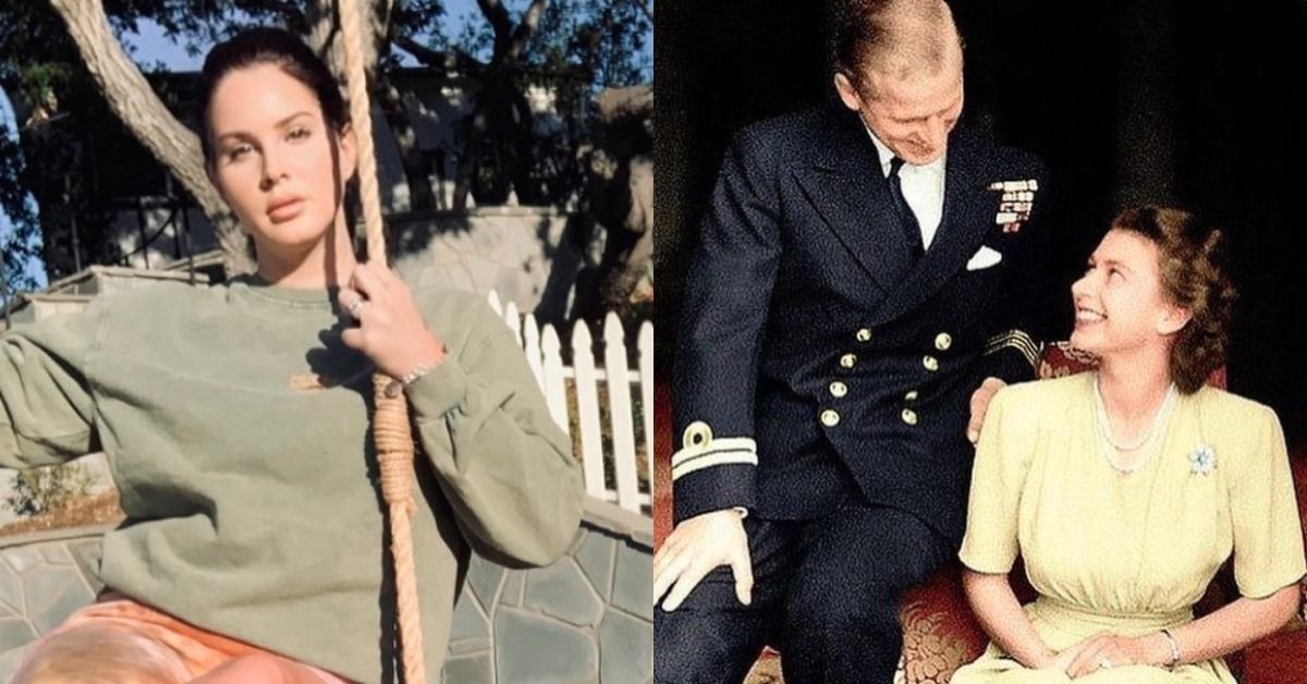 Os fãs estão implorando a Lana Del Rey para parar de postar fotos da Rainha Elizabeth II e do falecido Príncipe Philip