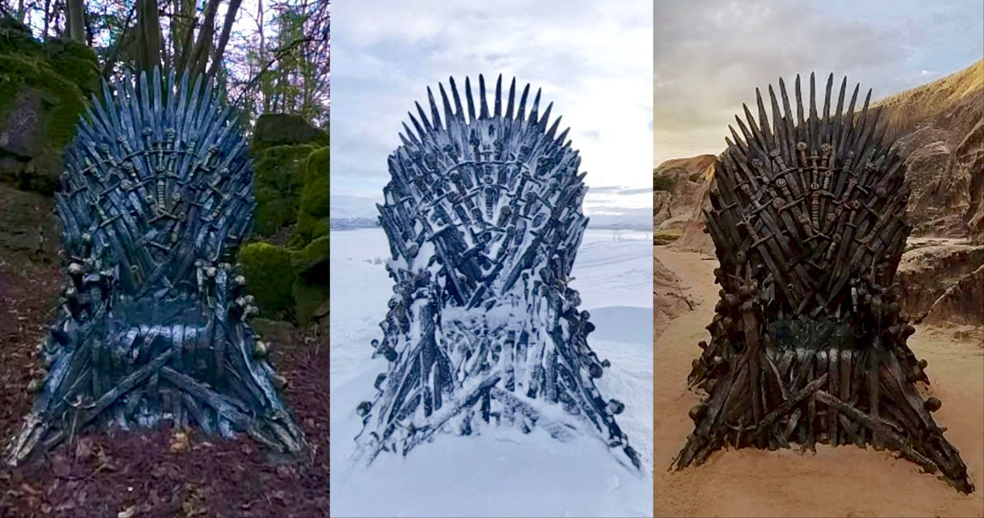 A caça ao tesouro de ‘Game Of Thrones’ mostra pessoas em busca de tronos de ferro ocultos em todo o mundo
