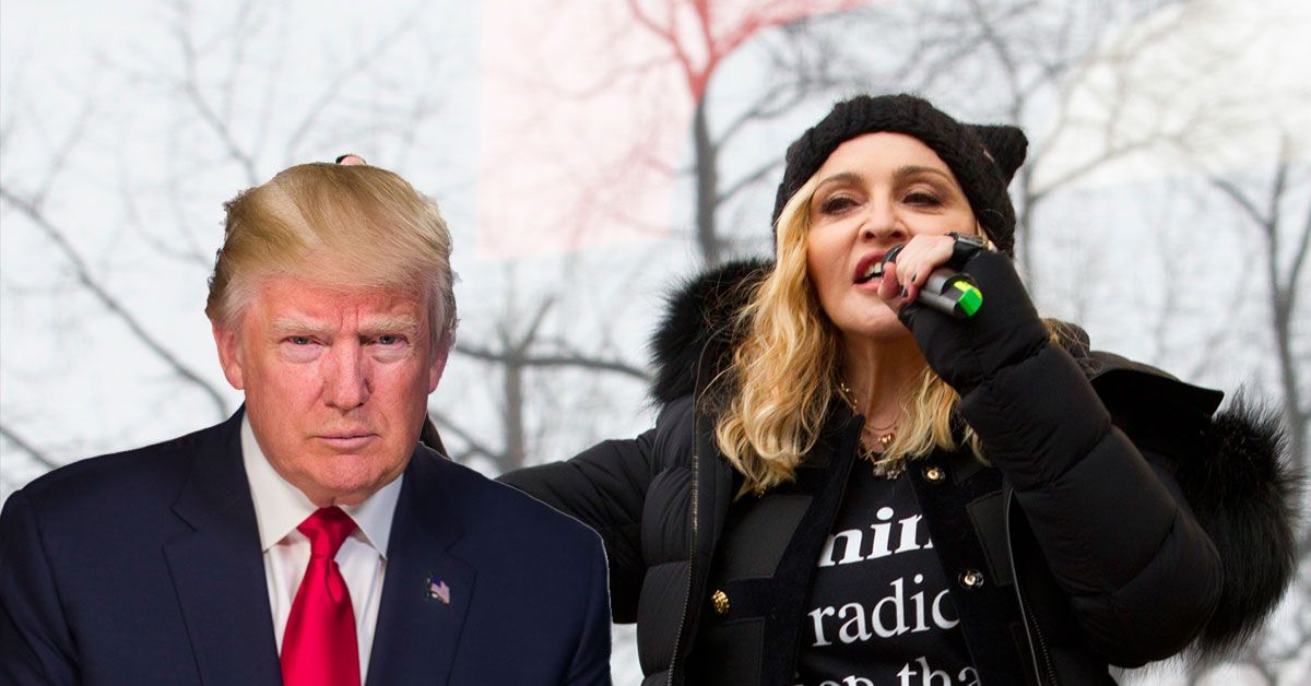 A missão de Madonna para Donald Trump é ‘tirar o demônio da casa branca’
