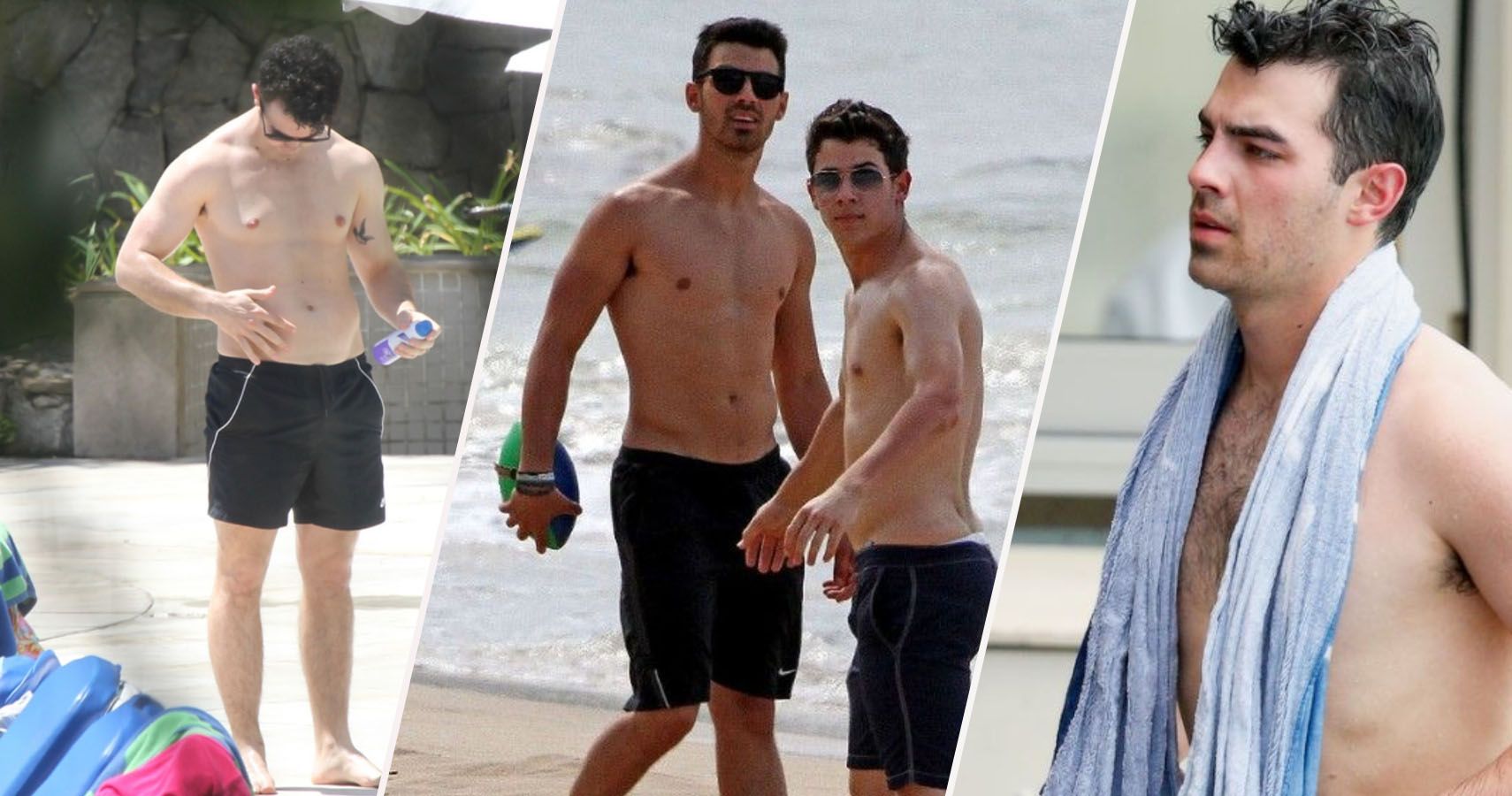 20 fotos dos Jonas Brothers que não são tão saudáveis