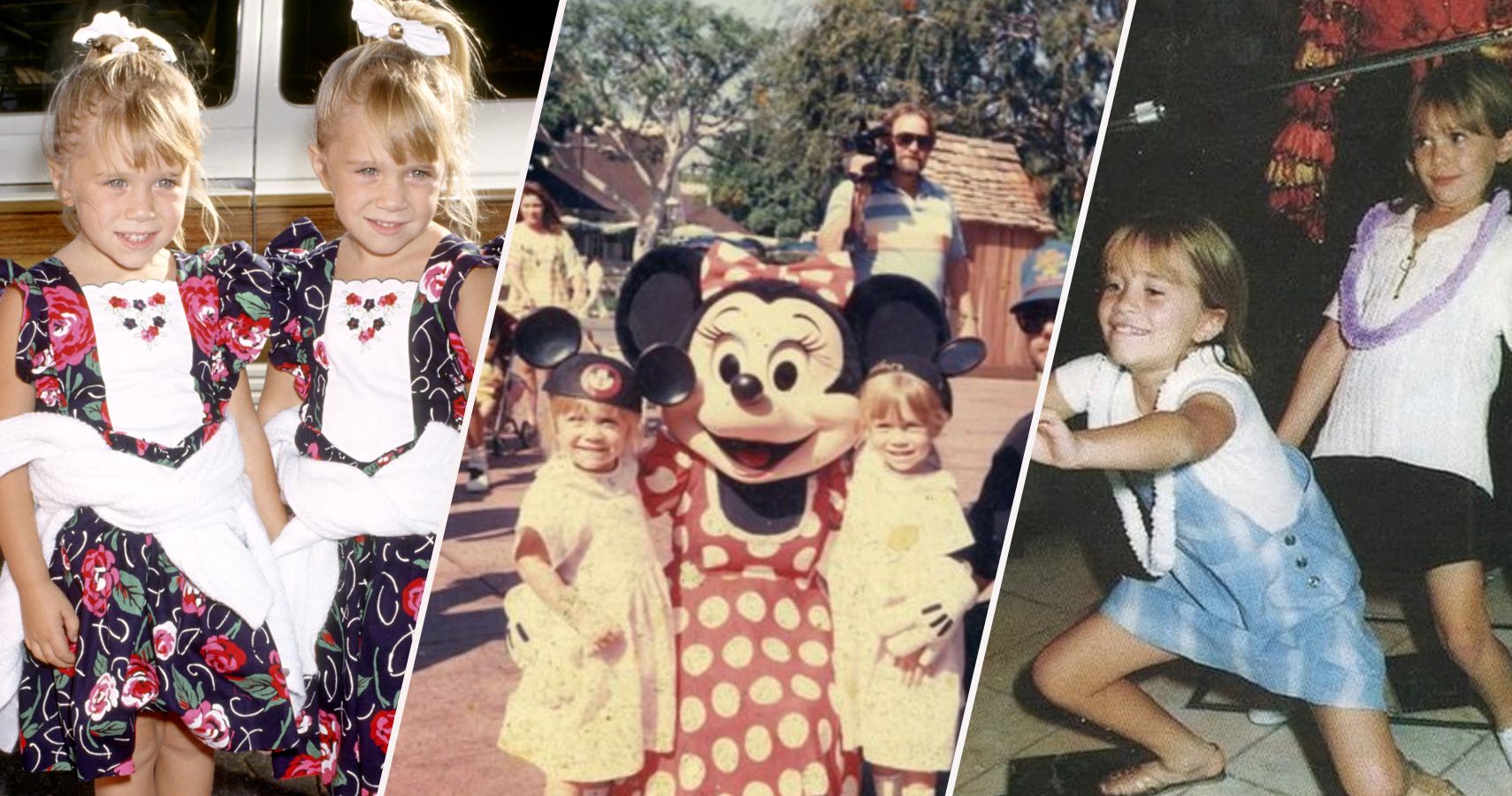20 fotos raras da infância das gêmeas Olsen