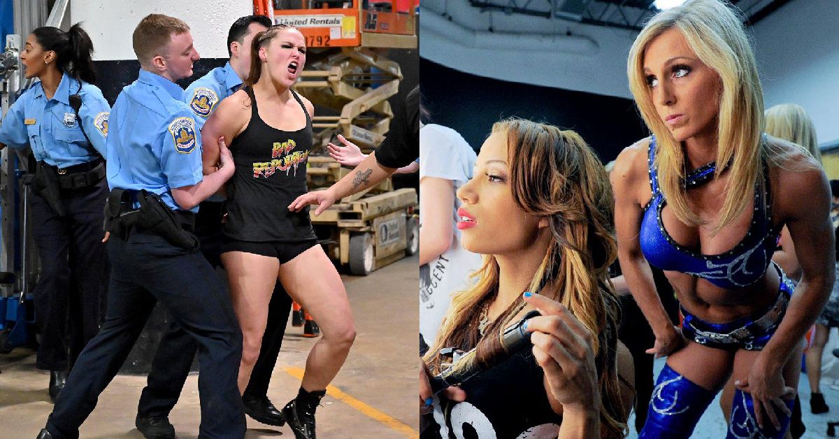 20 fotos raras de bastidores de Divas da WWE