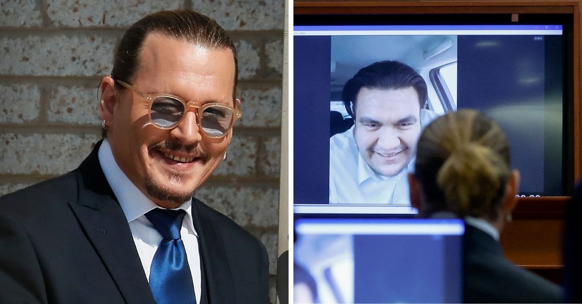 Johnny Depp não conseguiu se conter durante o testemunho ‘bizarro’ de Alejandro Romero no julgamento de Amber Heard
