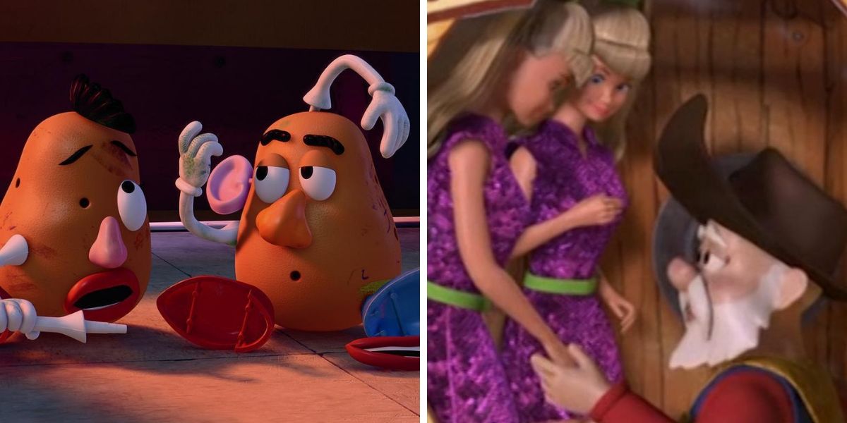 20 piadas ocultas para adultos que todos perderam no Toy Story (até agora)