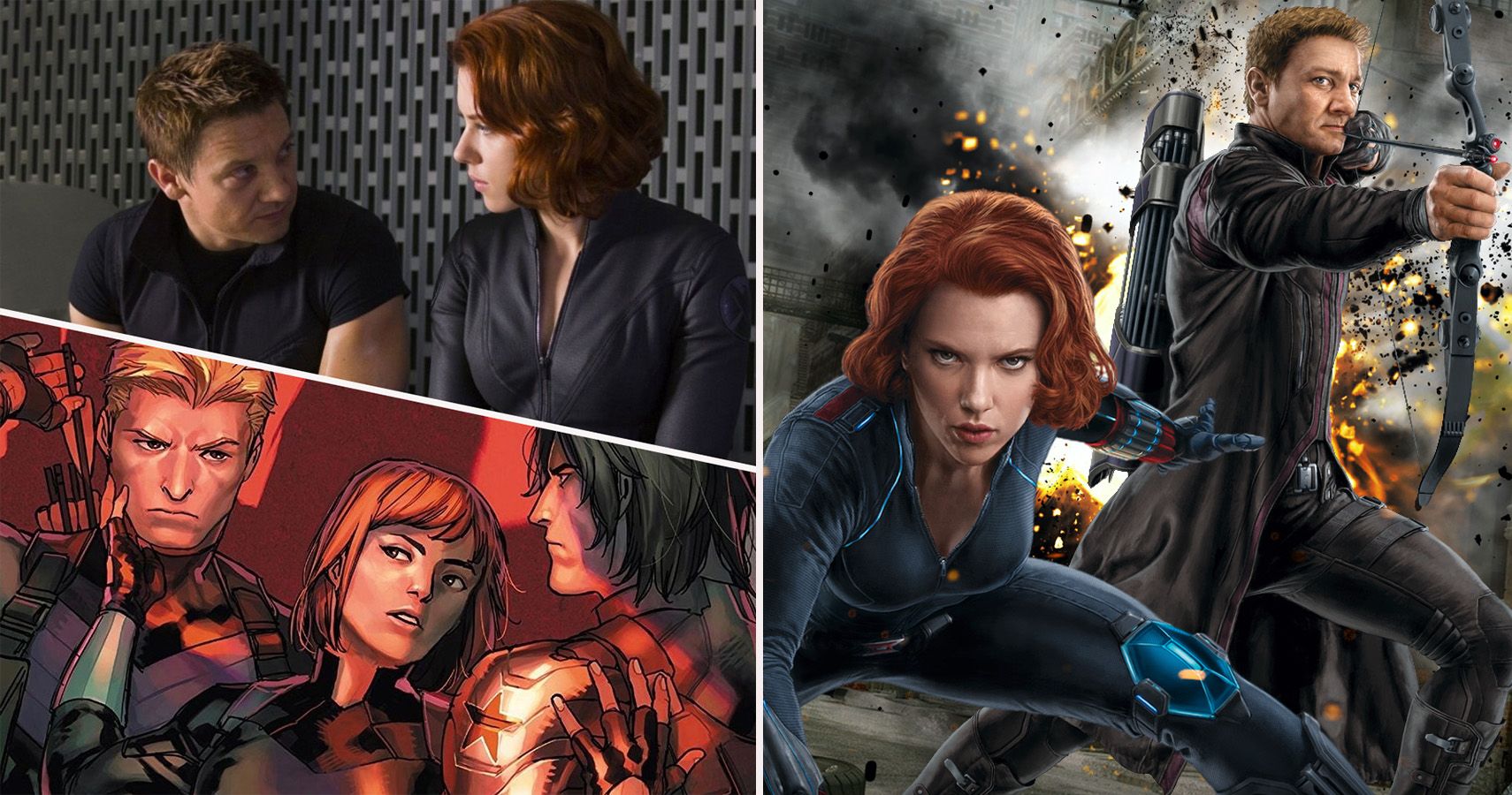 Vingadores: 20 revelações selvagens sobre o relacionamento da viúva negra e do Hawkeye