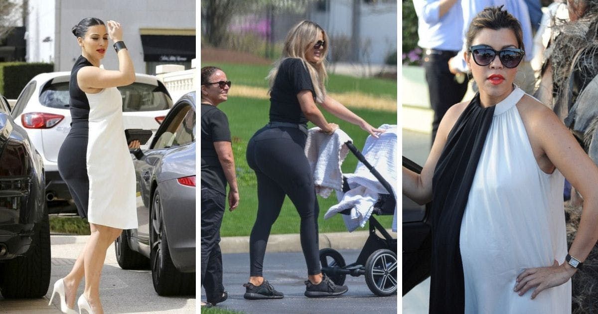 20 fotos de Kardashian que mostram que a gravidez nem sempre é fácil