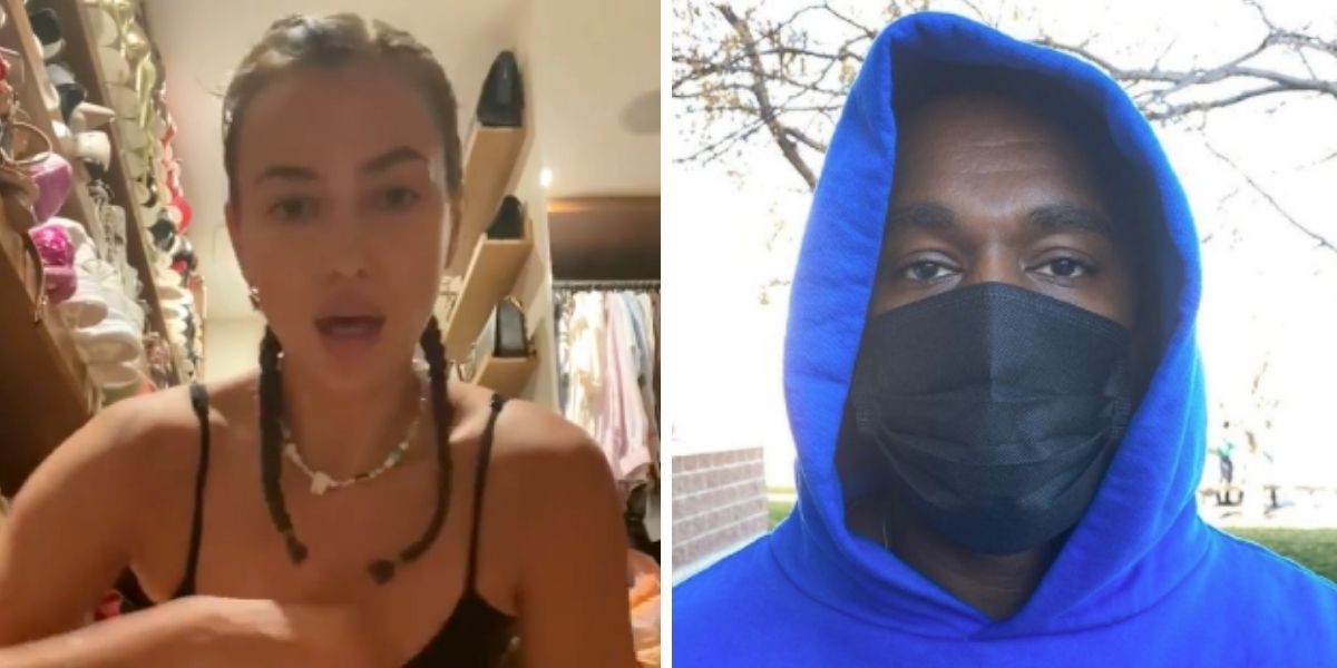 Fãs debatem se a equipe de Irina Shayk revelou seu relacionamento com Kanye West