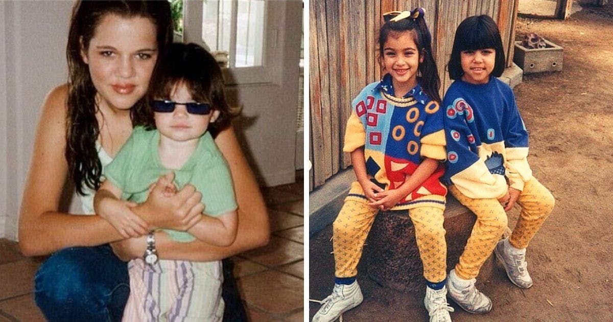 10 fotos das irmãs Kardashian crescendo (e 10 das Jenners)