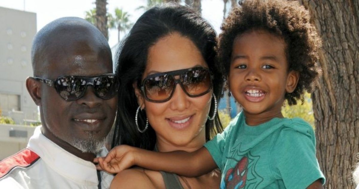 Como Djimon Hounsou e Kimora Lee Simmons são os pais de seus filhos