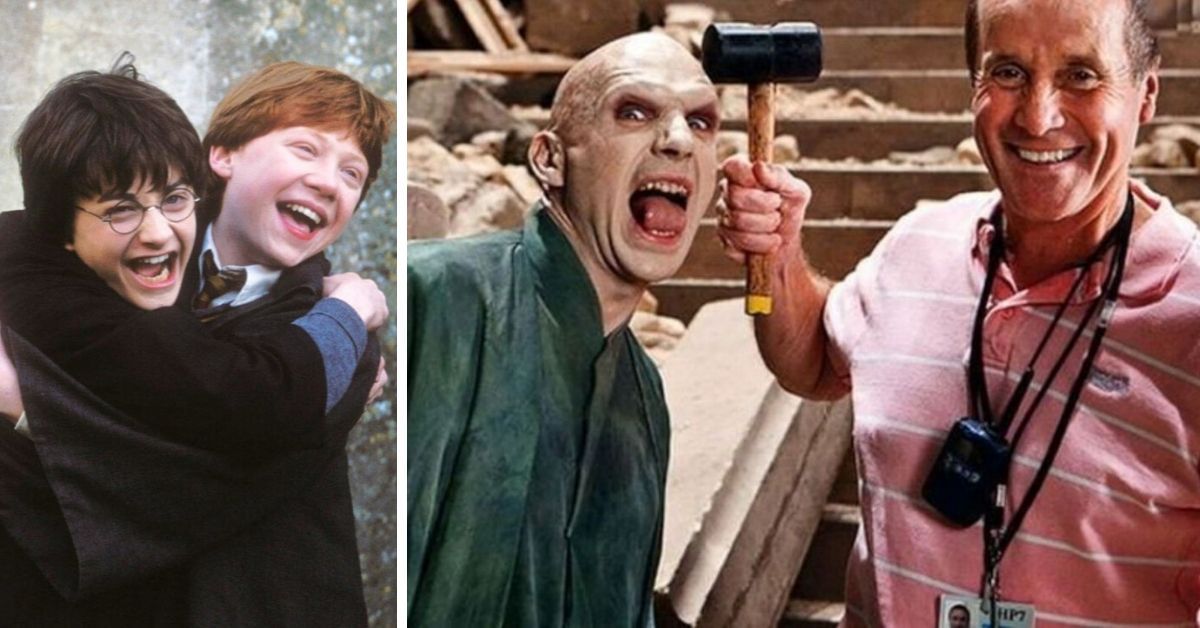 15 fotos dos bastidores que nos fazem sentir a falta de Harry Potter