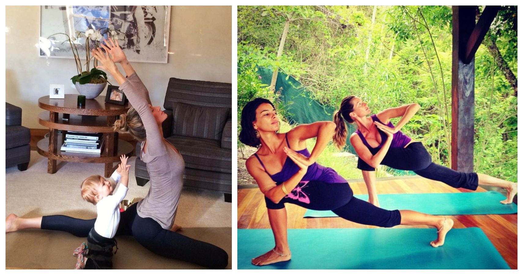 10 vezes a supermodelo Gisele Bündchen nos fez querer experimentar o ioga