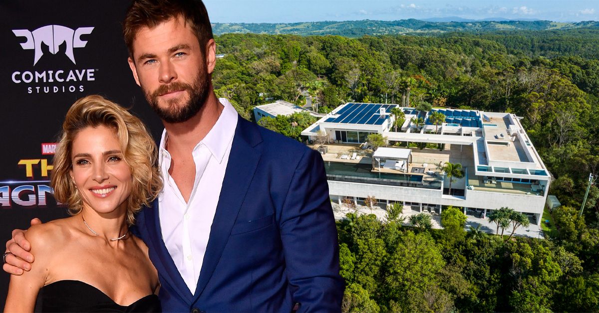 Chris Hemsworth mudou seus filhos e esposa para uma mansão fora do mapa em Byron Bay, Austrália