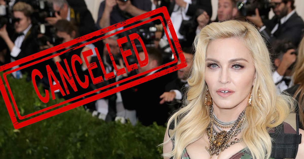 Madonna cancela com aviso de 45 minutos … Ela pode aprender com Celine Dion?
