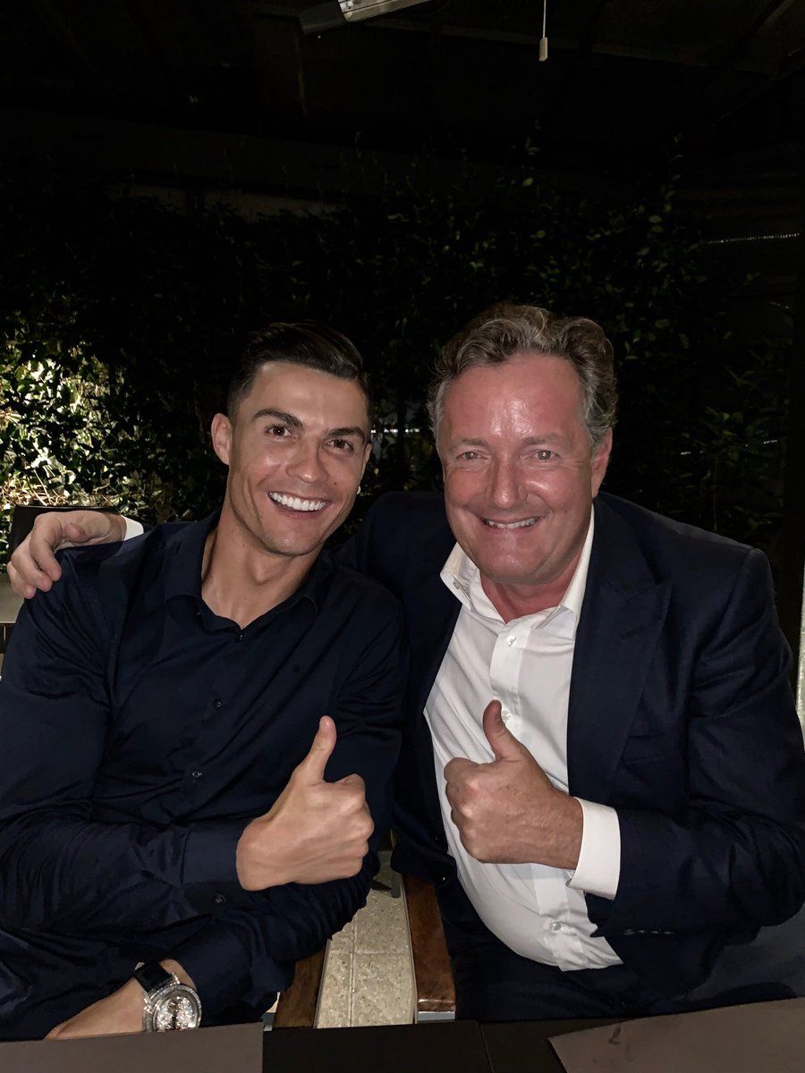 Tudo sobre a linda amizade de Piers Morgan com Cristiano Ronaldo