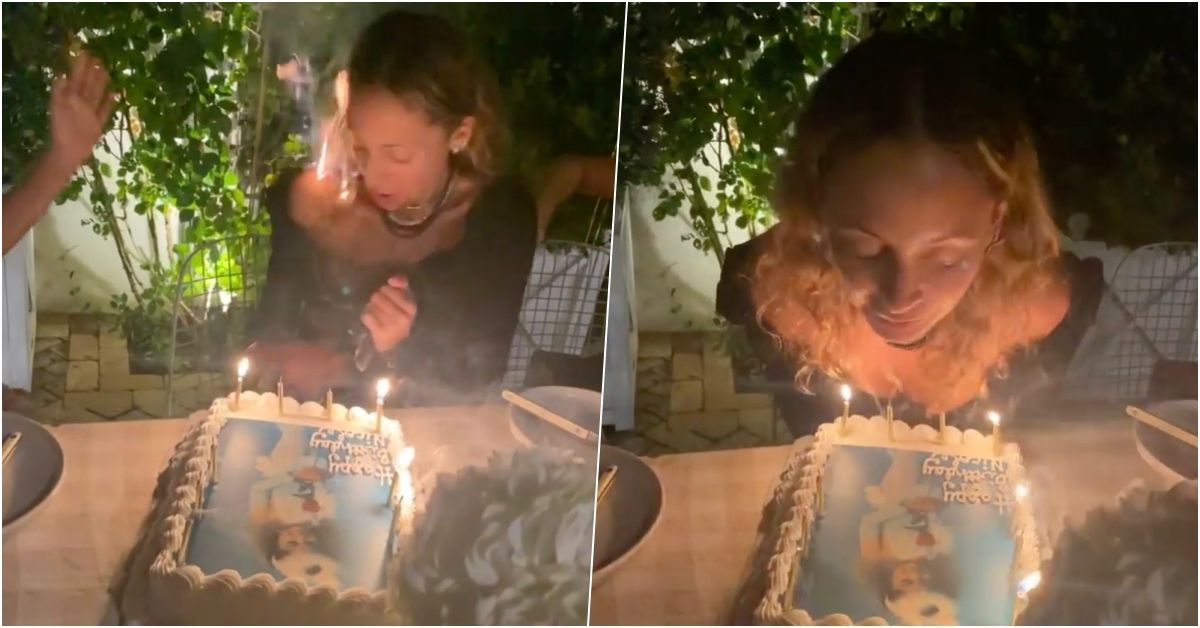 Os fãs brincam ‘Isso é quente’ enquanto Nicole Richie põe fogo no cabelo na comemoração do aniversário