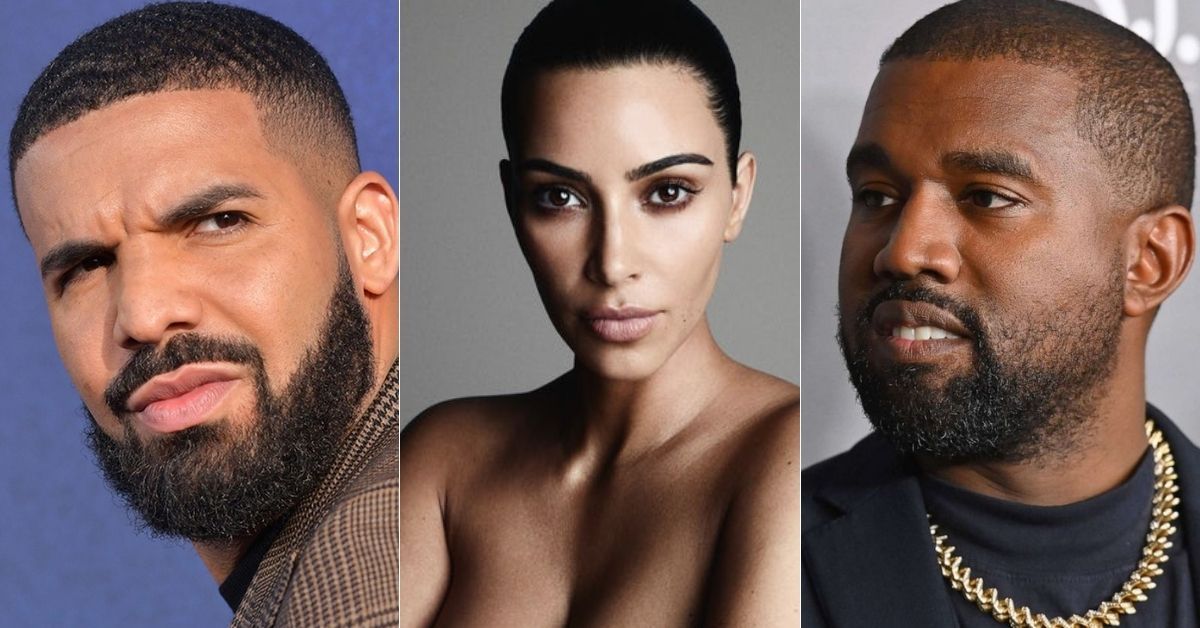 A véspera de ano novo, Kanye West acusou Drake de flertar com sua esposa